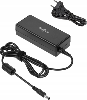 Изображение Zasilacz do laptopa Rebel Zasilacz Rebel do laptopa SAMSUNG 90 W / 19 V / 4,74 A / 5,5x3 mm