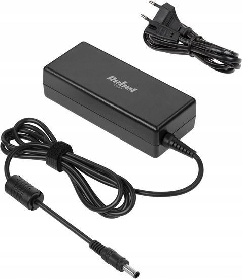 Изображение Zasilacz do laptopa Rebel Zasilacz Rebel do laptopa SAMSUNG 90 W / 19 V / 4,74 A / 5,5x3 mm