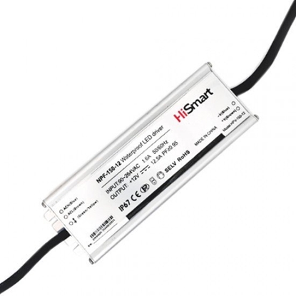 Picture of Zasilacz Hismart Maitinimo altinis 12V, 12.5A, 150W, PFC, IP67