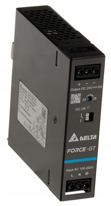 Изображение ZASILACZ IMPULSOWY DRF-24V120W1GBA FORCE-GT (1 FAZA) Delta Electronics