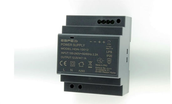 Picture of Zasilacz na szyn DIN 12V 7,1A 90W HDN-10012 ESPE