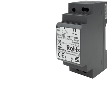 Attēls no Zasilacz na szyn DIN PREMIUM 12V 30W