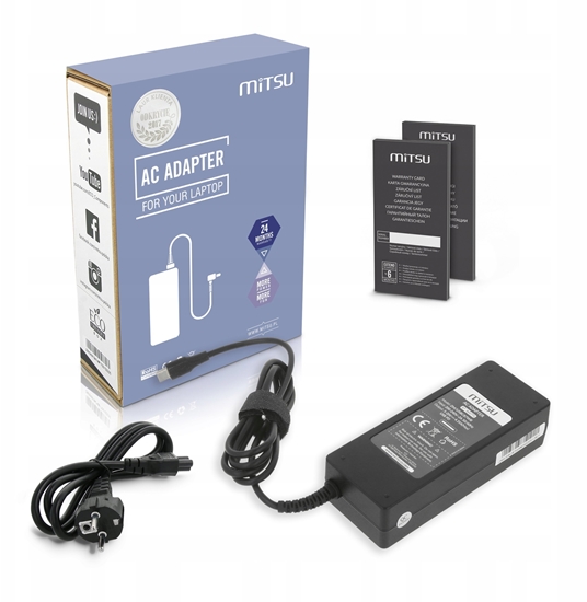 Picture of Zasilacz sieciowy Mitsu 87W USB-C, USBC, 5-20.2V, 3-4.3A (black) do notebooka