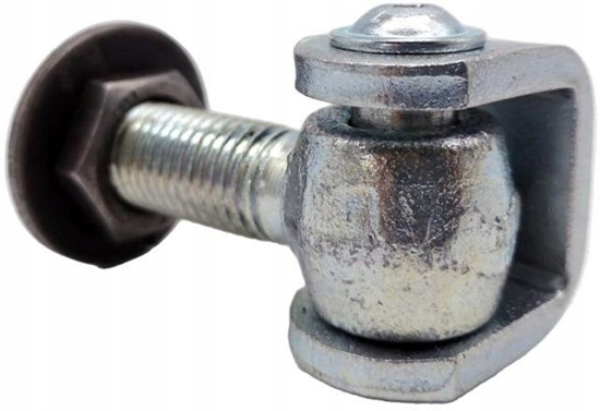 Picture of Zawias PSG 61.012.01 do wspawania - gwint M16 (regulowany, ucho ocynkowane)