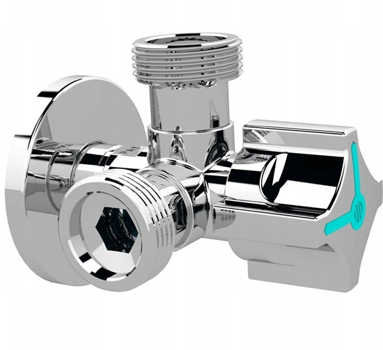 Picture of Zawór A80 Twin Mac, 1/2GZ x 3/4GZ x 3/4GZ