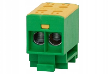 Изображение Zczka LZ w korpusie ZU F-ELEKTRO F2.0292 1-torowa 2x35/2x35mm2 Al/Cu IP20 óty/zielony