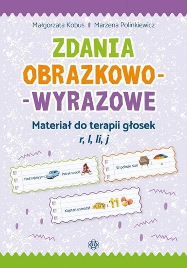 Изображение Zdania obrazkowo-wyrazowe - r, l, li, j w.2023