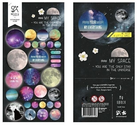 Изображение Zdesign Naklejki ozdobne Kosmos