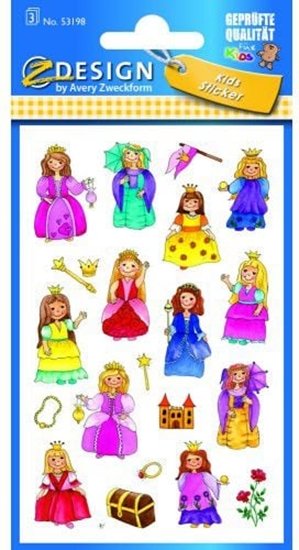 Изображение Zdesign Naklejki papierowe - Ksiniczki (106523)