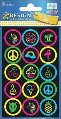 Picture of Zdesing Naklejki foliowe NEONowe - symbole