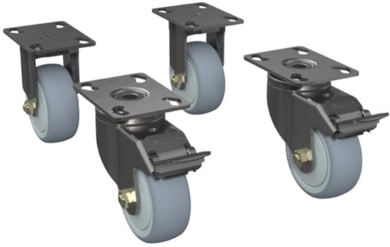 Изображение Zebra CS-RAC-WHEEL czci do stojaków Kóka samonastawne