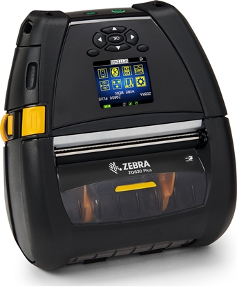 Picture of Zebra ZQ63-RUWAE14-00 drukarka etykiet bezporednio termiczny 203 x 203 DPI 115 mm/s Przewodowy i Bezprzewodowy Wi-Fi Bluetooth