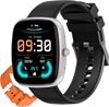 Picture of GRAVITY GT18-4 Men's Smartwatch with Silicone Strap + Black Strap / orange