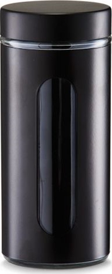 Изображение Zeller Zeller, Metalowy, okrgy pojemnik, 1200 ml, kol. czarny