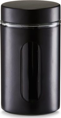 Изображение Zeller Zeller, Metalowy, okrgy pojemnik, 900 ml, kol. czarny