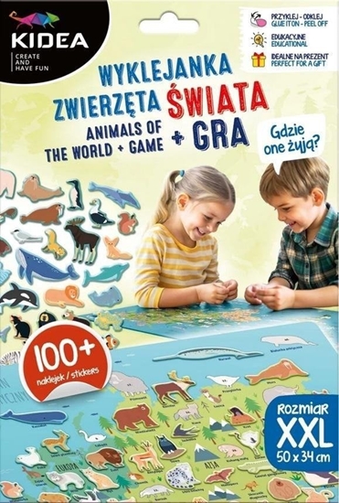 Picture of ZEST KREAT WYKLEJ ZWIERZETA SWIATA GRA KIDEA PUD