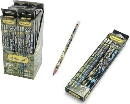 Изображение Zestaw 12 oówków z gumk HB-2 (12szt)