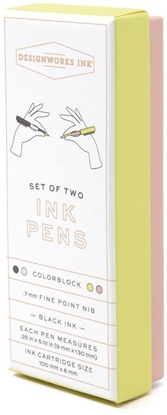 Picture of Zestaw 2 dugopisów Off White&Taupe w pudeku