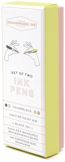 Picture of Zestaw 2 dugopisów Off White&Taupe w pudeku