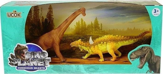 Изображение Zestaw 3 dinozaurów 22cm