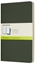Изображение Zestaw 3 zeszytów MOLESKINE Cahier, L, 13x21cm, gadki, 80 stron, myrtle green