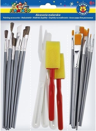 Изображение Zestaw akcesoriów artystycznych 25szt