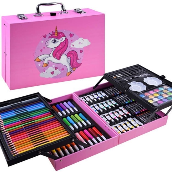 Picture of Zestaw artysty Pisaki Farby w kuferku 147el AP0002 EDUKAMP