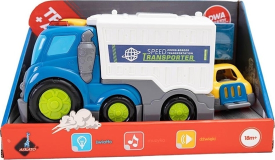 Picture of Zestaw autek 2w1 - mieciarka i mini podnonik