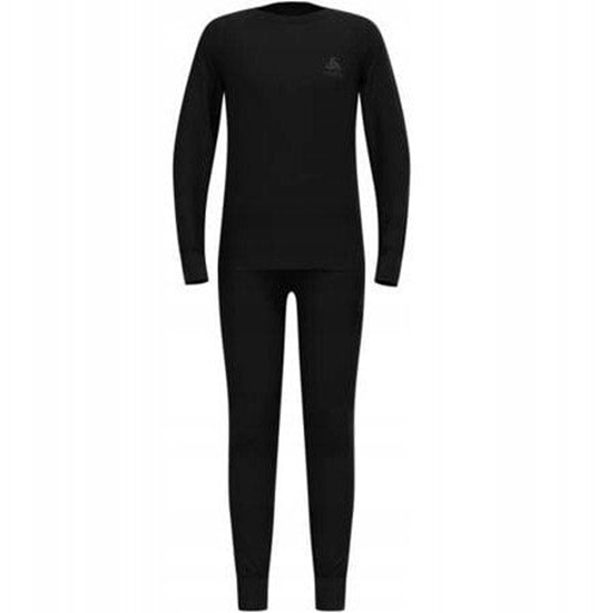 Picture of Zestaw bielizny dziecicej Odlo Set long MERINO 200 KIDS roz. 128cm Czarny