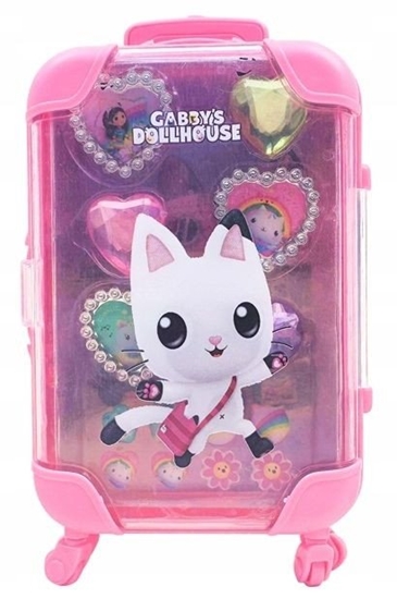 Picture of Zestaw Biuteria Koci Domek Gabi 15w1 Walizka Etui + Piercionki + Naklejki / Model: Kotek Pandu