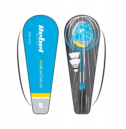 Zestaw do badmintona, stal hartowana, REBEL