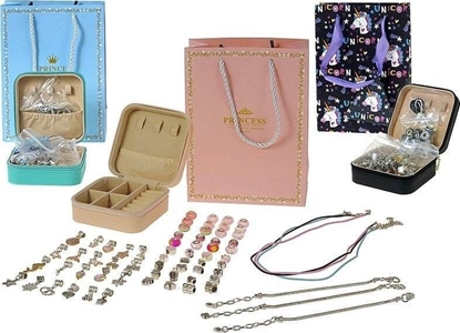 Attēls no Zestaw do bransoletek w etui + torebka MIX