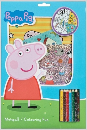 Attēls no Zestaw do kolorowania winka Peppa 33el