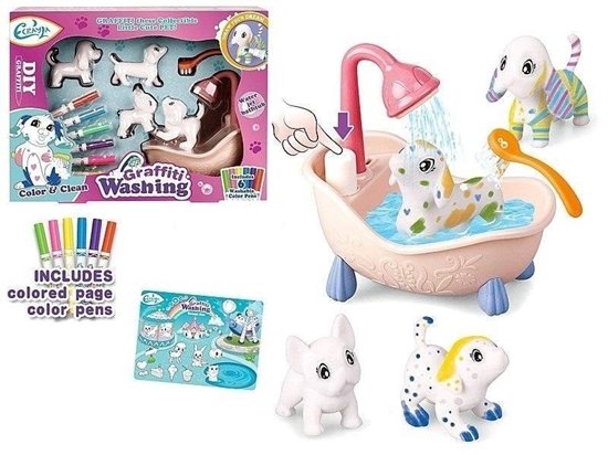 Picture of Zestaw do wielokrotnego kolorowania psów