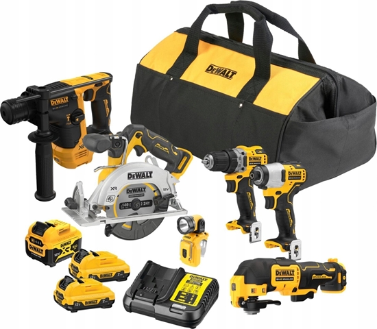 Изображение Zestaw elektronarzdzi Dewalt 11-elementowy (DCK611P1D2-QW)