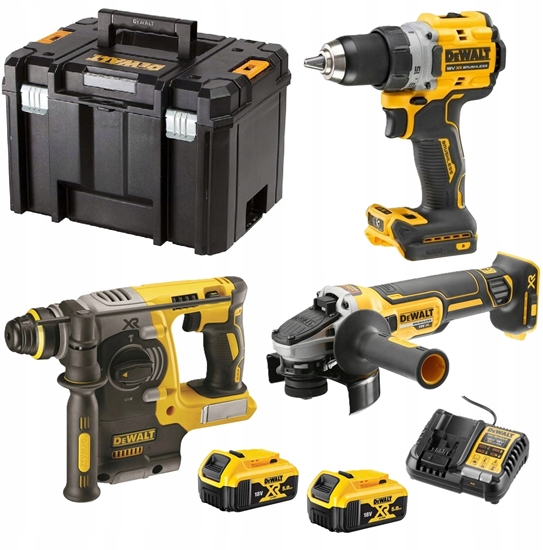 Изображение Zestaw elektronarzdzi Dewalt 7-elementowy (DCK330P2T-QW)
