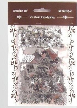 Picture of Zestaw elementów srebrnych z folii 5x6g