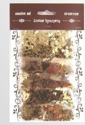 Picture of Zestaw elementów zotych z folii 5g