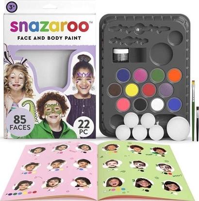 Изображение Zestaw farb do malowania twarzy urodzinowy