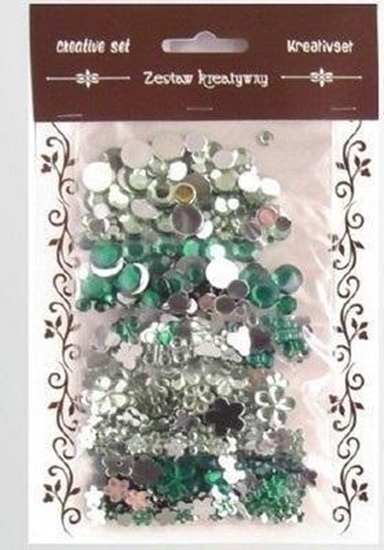 Picture of Zestaw kamyczków zielonych 35g