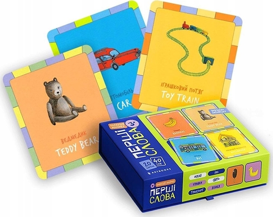Picture of Zestaw kart. Kolekcja dziecka. Pierwsze sowa w.UA
