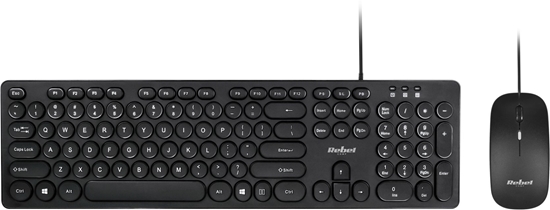 Picture of Zestaw klawiatura i mysz przewodowa Rebel WDS200