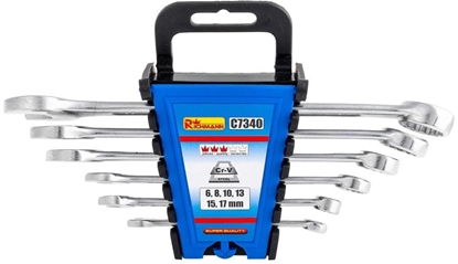 Picture of Zestaw kluczy pasko-oczkowych 6-17mm 6-el., Richmann C7340