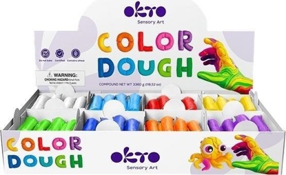 Изображение Zestaw kolorowej ciastoliny 96el 8 kolorów