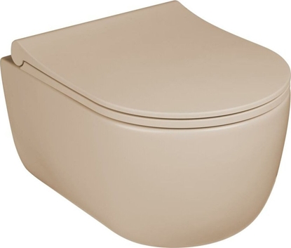 Picture of Zestaw kompaktowy WC Vilarte Miska Wiszca Jasmine Mel Z/D147-007-Lm