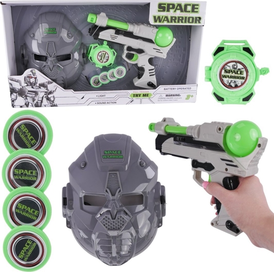 Picture of ZESTAW KOSMICZNY PISTOLET BYSKOWY WIATO DWIK ZABAWKA DLA DZIECI