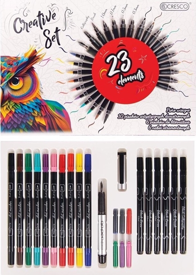 Picture of Zestaw kreatywny do kaligrafii 23 elementy