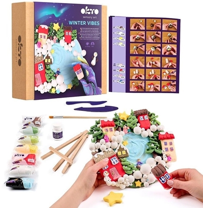 Picture of Zestaw kreatywny do modelowania 3D Zimowy nastrój