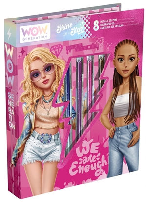 Attēls no Zestaw kreatywny Notatnik, 8 długopisów