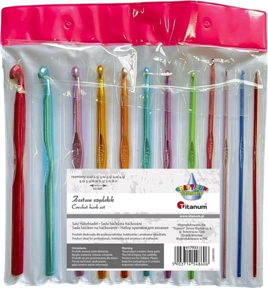 Изображение Zestaw kreatywny Szydeka metalowe 145mm 12szt